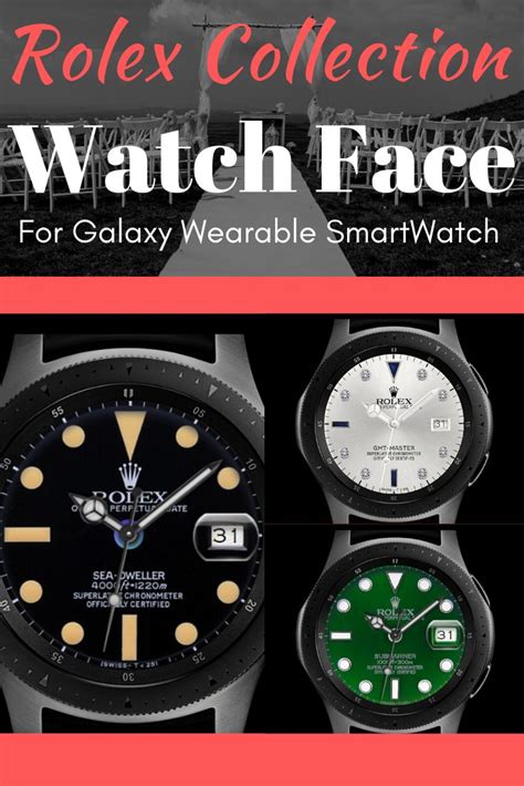 rolex watch faces for galaxy watch 5|facer rolex watch face.